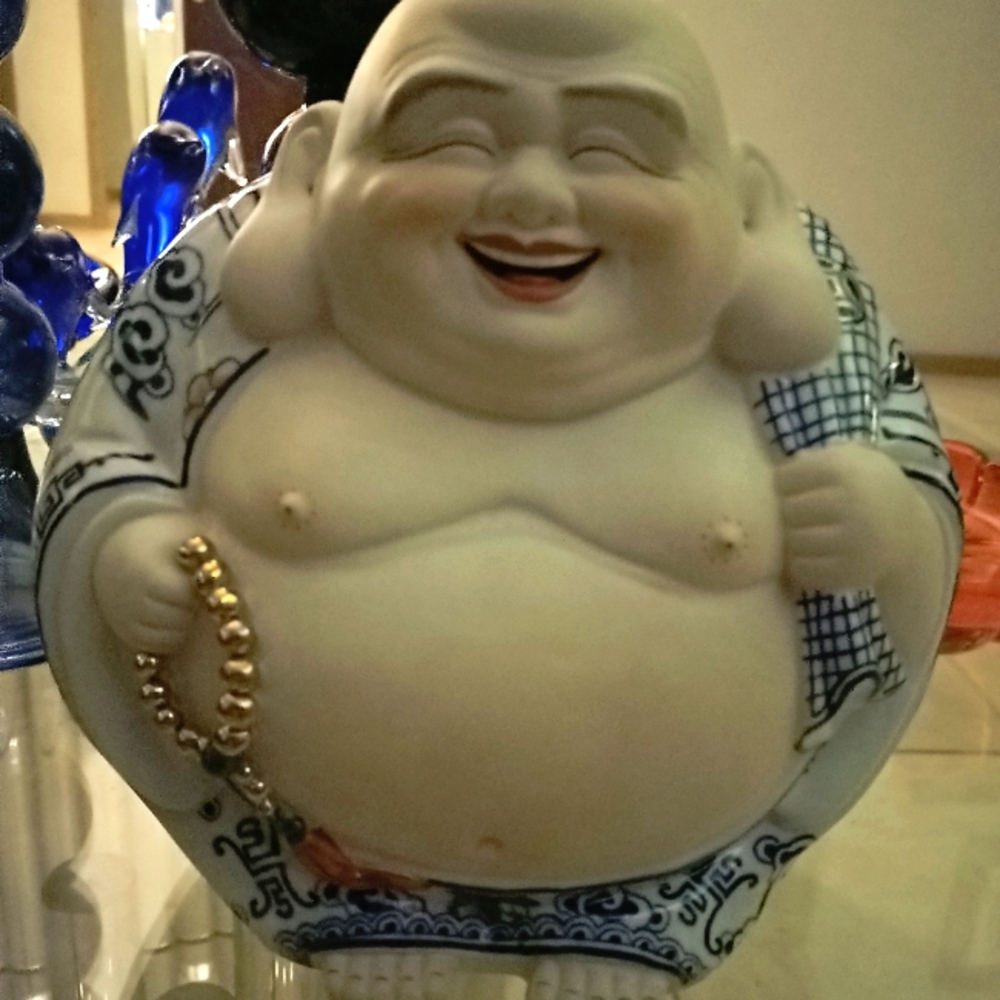Sale >>>>>>> Large Vintage Porcelain Budda